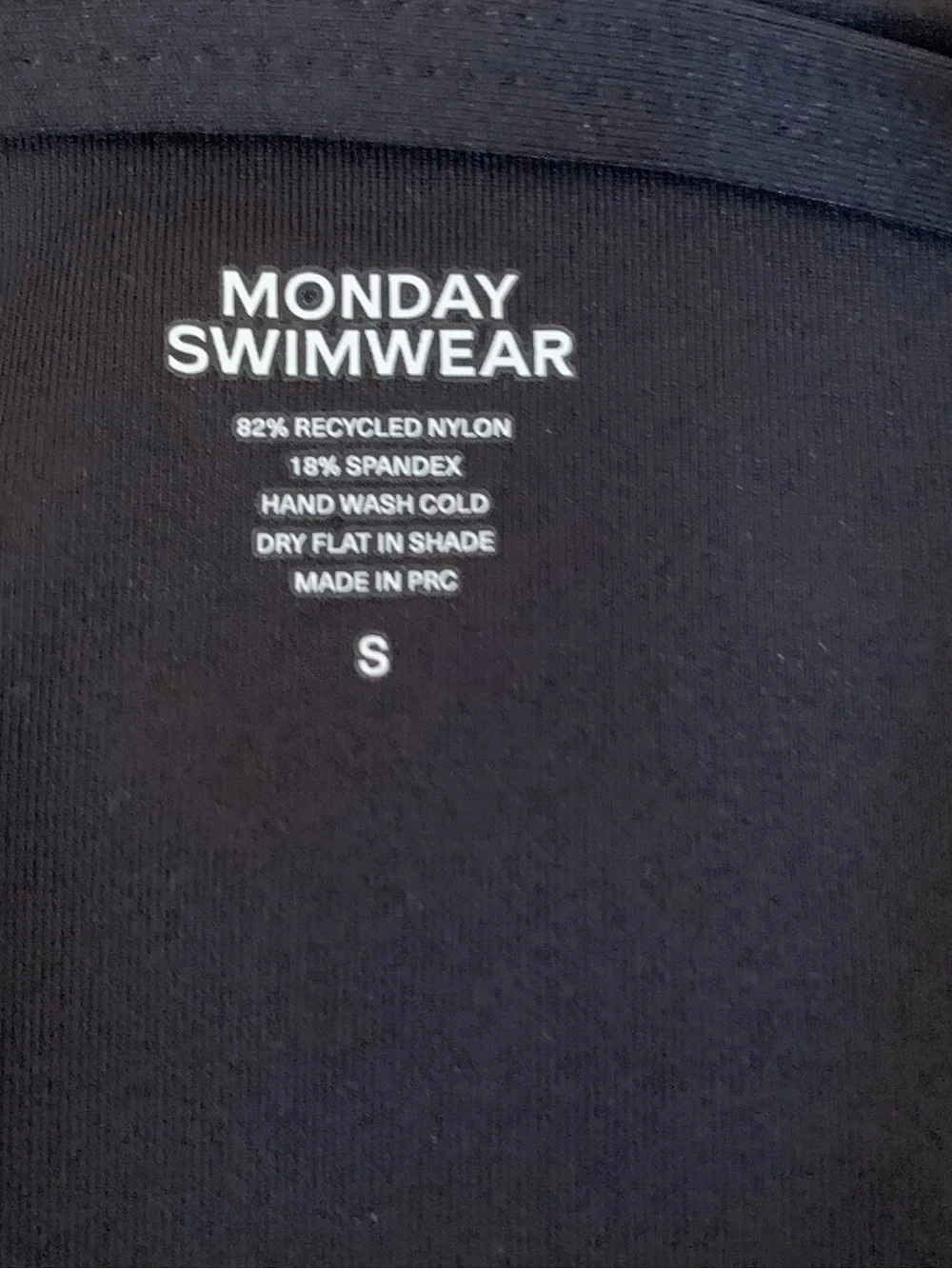 Monday Swimwear Black High-Cut Bikini Bottom